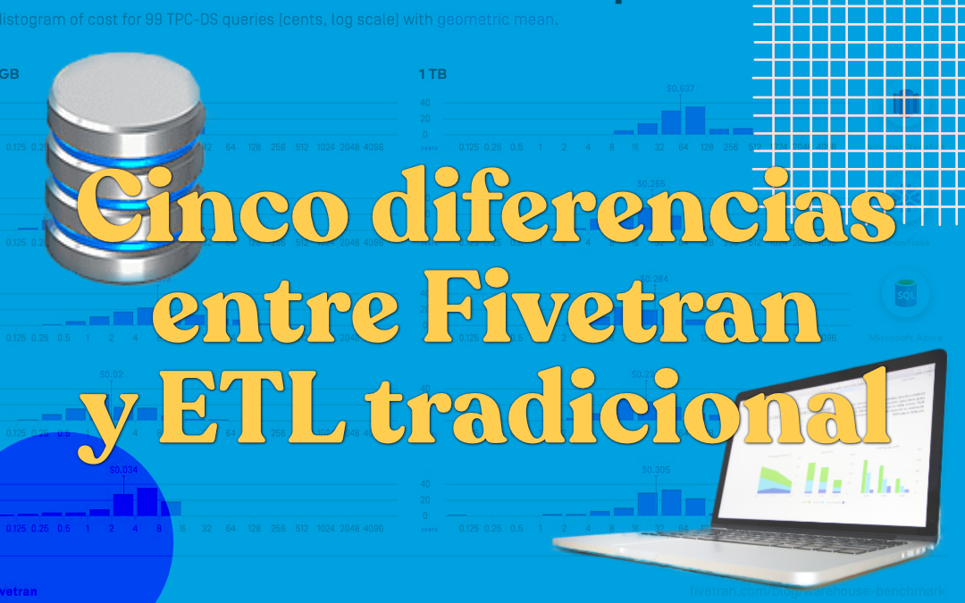 Cinco diferencias entre Fivetran y ETL tradicional