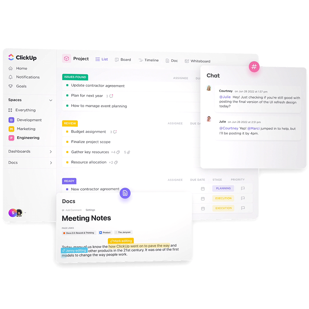 clickup dashboard